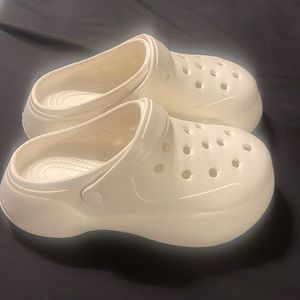 women white platform shoe size 7
